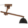 Ceiling Lamp 25 W Black 105x30x65-108cm E27