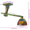 Ceiling Lamp 25 W Multicolour 105x30x65-108cm E27