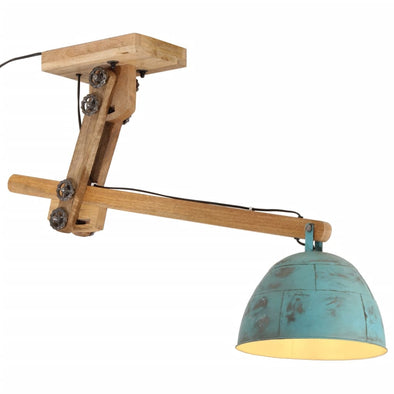Ceiling Lamp 25 W Distressed Blue 105x30x65-108cm E27