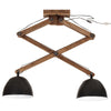 Ceiling Lamp 25 W Black 29x18x85 cm E27