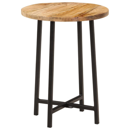 Coffee Table 35x35x45 cm Solid Wood Mango and Iron