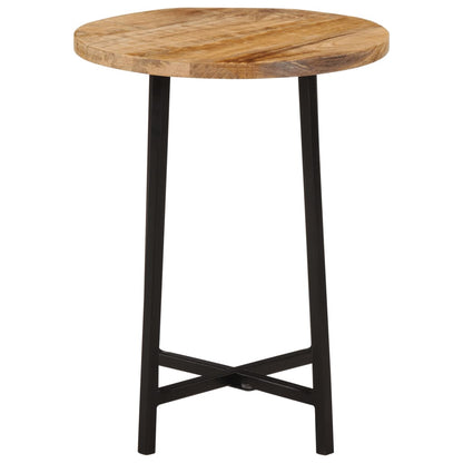 Coffee Table 35x35x45 cm Solid Wood Mango and Iron