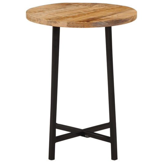 Coffee Table 35x35x45 cm Solid Wood Mango and Iron
