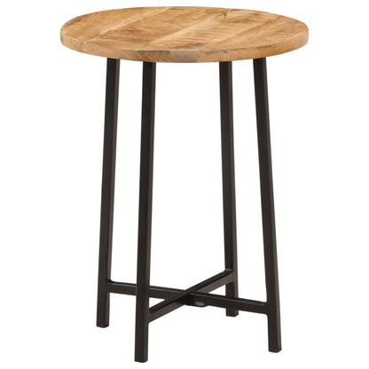 Coffee Table 35x35x45 cm Solid Wood Mango and Iron