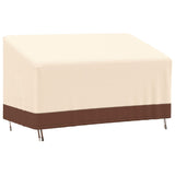 3-Seater Bench Cover Beige 159x84x56/81 cm 600D Oxford