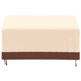 3-Seater Bench Cover Beige 159x84x56/81 cm 600D Oxford