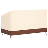 3-Seater Bench Cover Beige 159x84x56/81 cm 600D Oxford