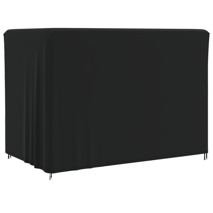 Garden Swing Cover Black 220x150x150 cm 420D Oxford