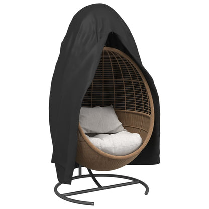 Hanging Egg Chair Cover Black Ø 108x190 cm 420D Oxford