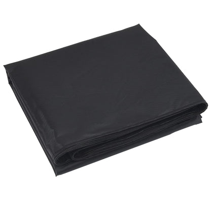 Garden Umbrella Cover Black 265x50/70/40 cm 420D Oxford