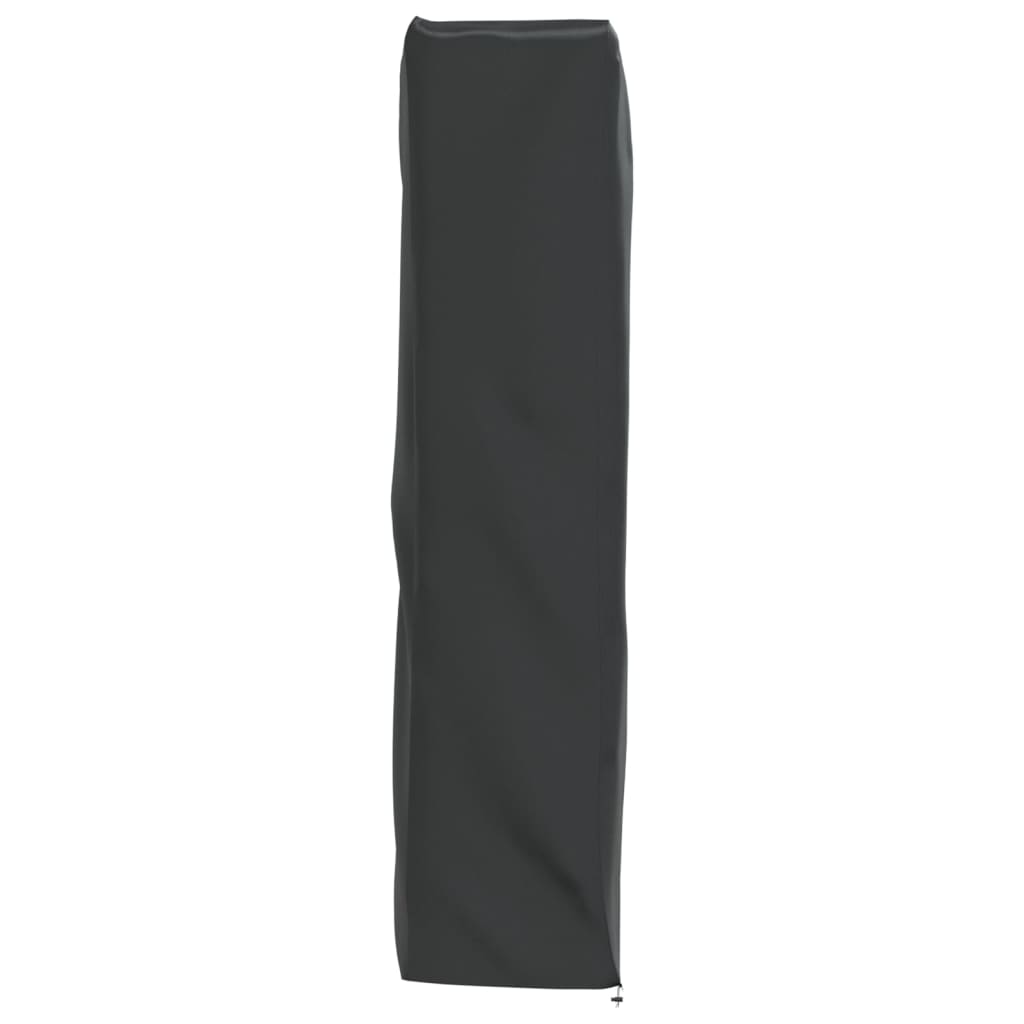 Heater Cover Pyramid Shaped Black 58x58x228 cm 420D Oxford