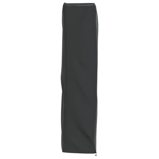 Heater Cover Pyramid Shaped Black 58x58x228 cm 420D Oxford