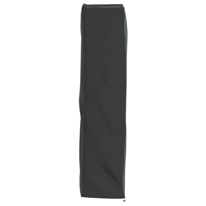 Heater Cover Pyramid Shaped Black 58x58x228 cm 420D Oxford
