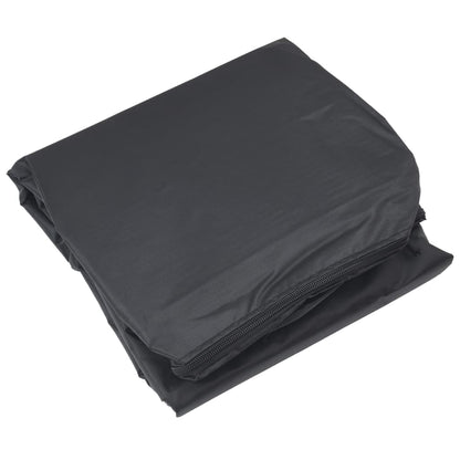 Heater Cover Pyramid Shaped Black 58x58x228 cm 420D Oxford