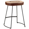 Bar Stools 2 pcs Dark Brown 40x29.5x53 cm