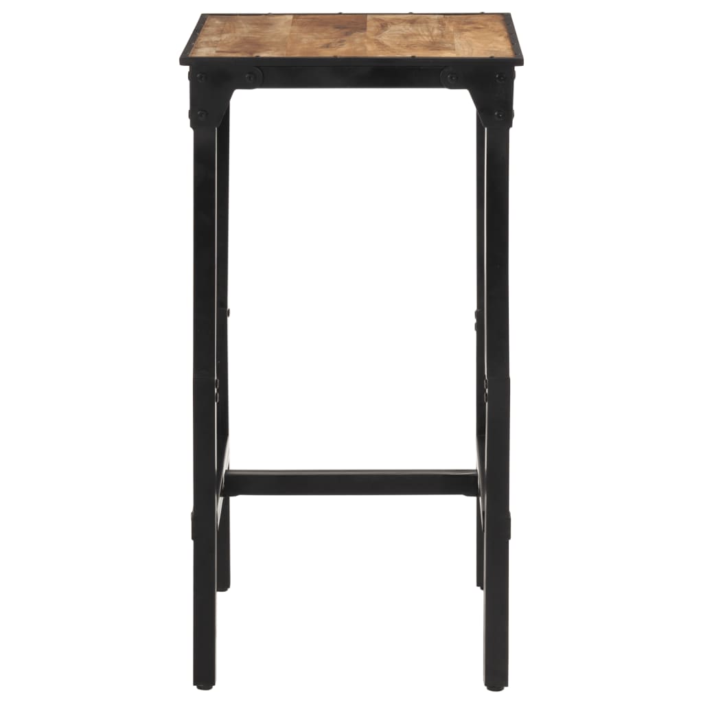 Bar Table 60x55x107 cm Solid Rough Wood Mango