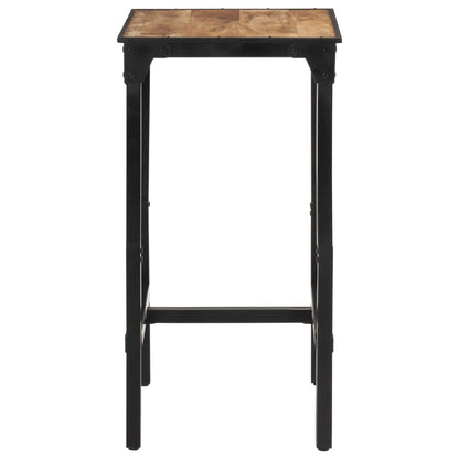 Bar Table 60x55x107 cm Solid Rough Wood Mango