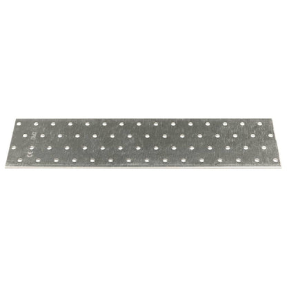 Perforated Plates 20 pcs 2 mm 300x80 mm Galvanised Steel