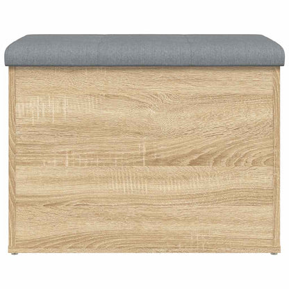 Storage Bench Sonoma Oak 62x42x45 cm Engineered Wood