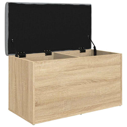 Storage Bench Sonoma Oak 82x42x45 cm Engineered Wood