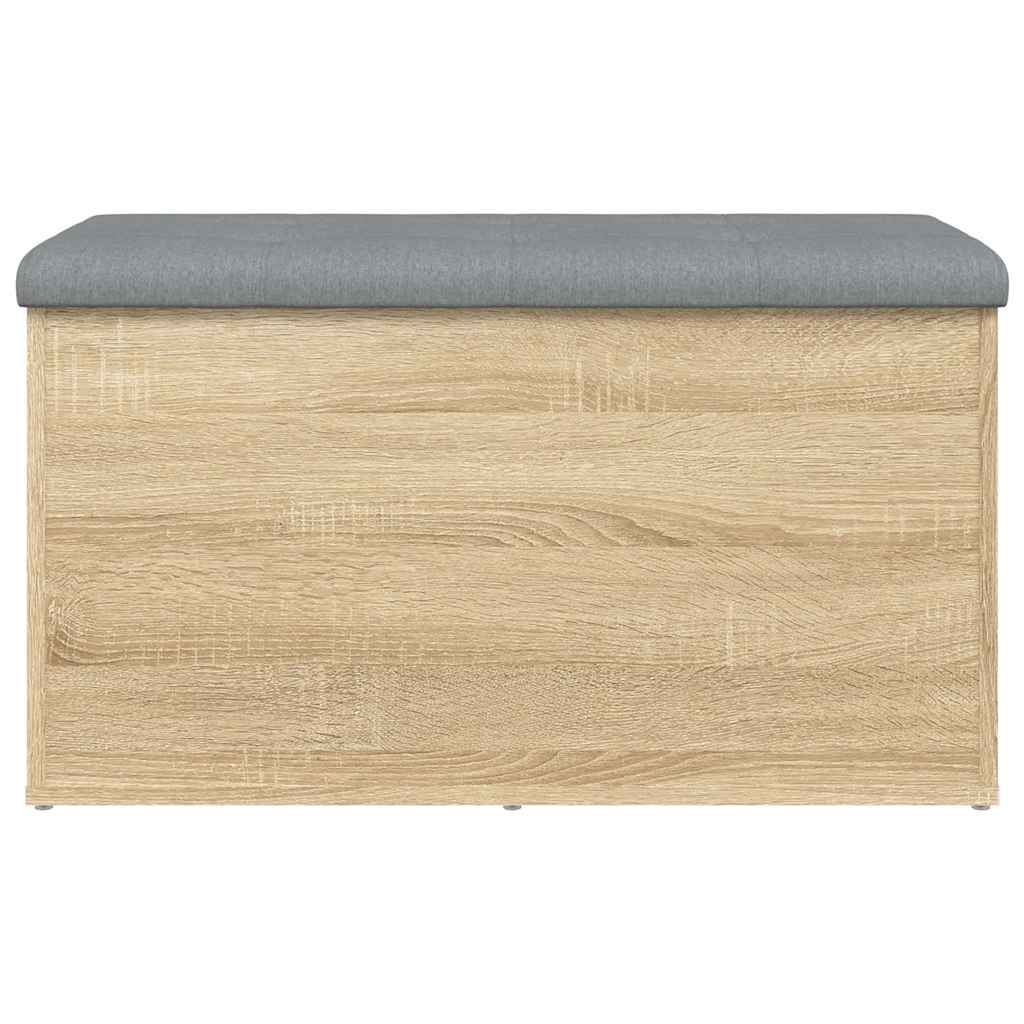 Storage Bench Sonoma Oak 82x42x45 cm Engineered Wood