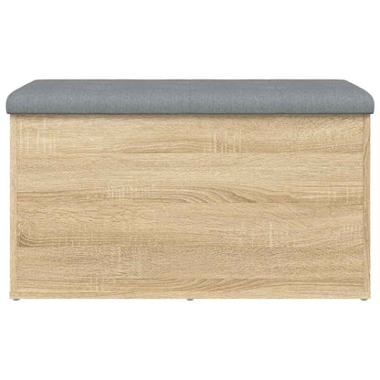 Storage Bench Sonoma Oak 82x42x45 cm Engineered Wood