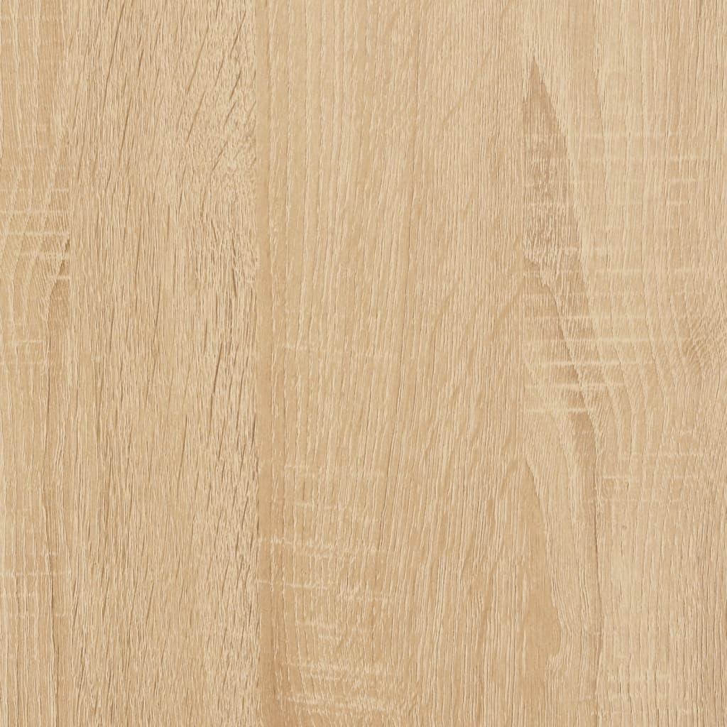Storage Bench Sonoma Oak 62x42x46 cm Engineered Wood