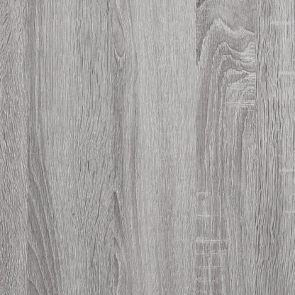 Storage Bench Grey Sonoma 82x42x46 cm Engineered Wood