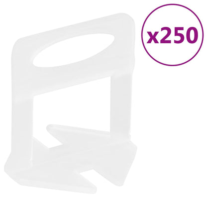 Tile Levelling Clips 250 pcs 1 mm