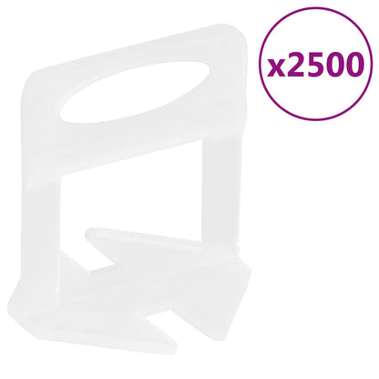 Tile Levelling Clips 2500 pcs 1,5 mm