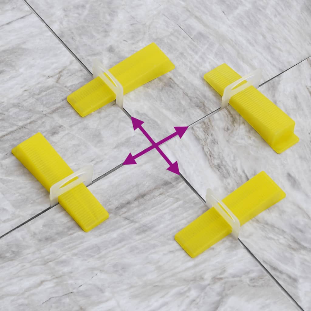 Tile Levelling Clips 2500 pcs 1,5 mm
