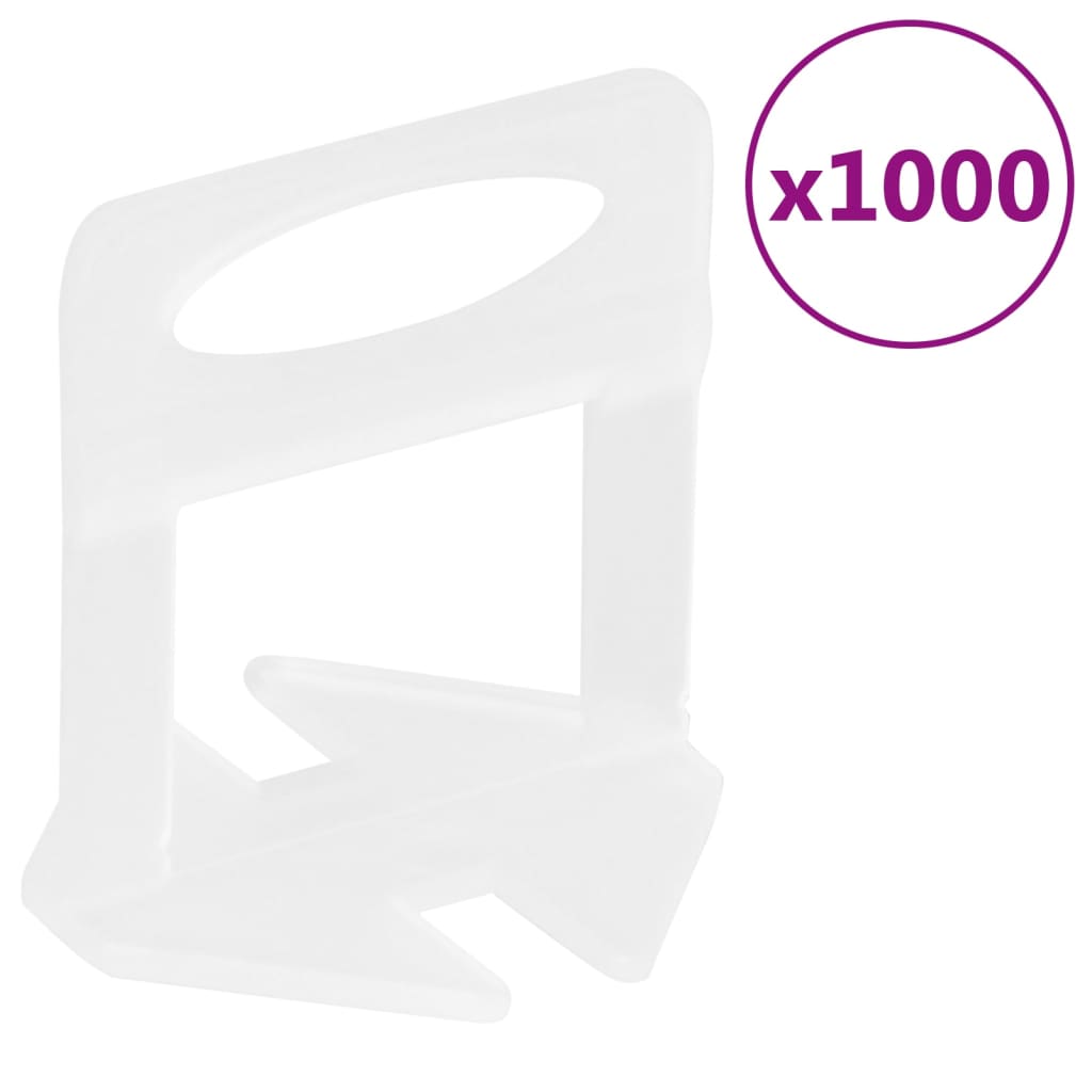 Tile Levelling Clips 1000 pcs 2 mm