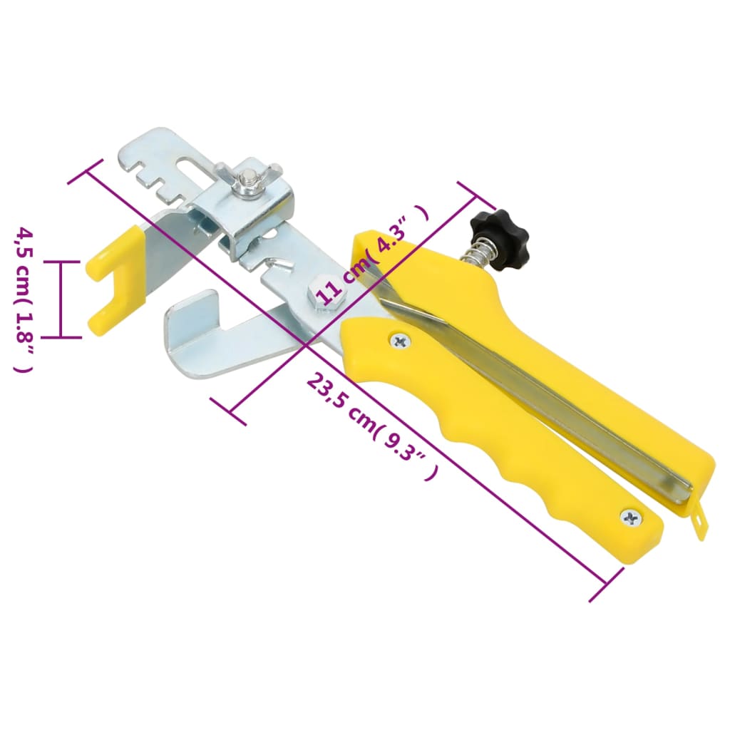 Tile Levelling System 500 Wedges 2500 Clips 1.5 mm