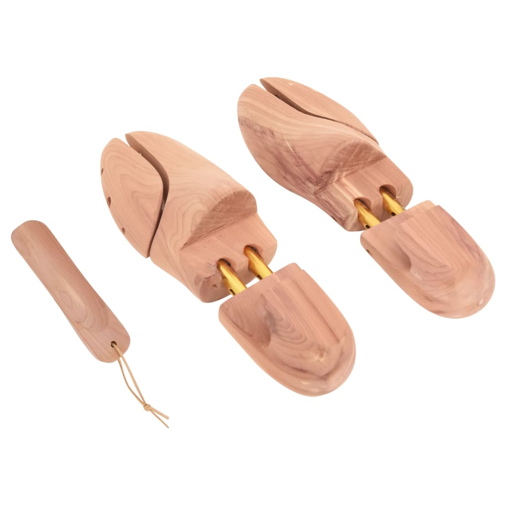 Shoe Stretcher with Shoe Horn EU 44-45 Solid Wood Cedar