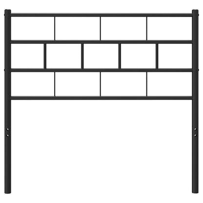 Metal Replace Headboard Black 80 cm