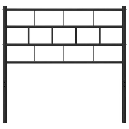 Metal Replace Headboard Black 100 cm