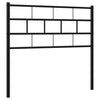Metal Headboard Black 107 cm