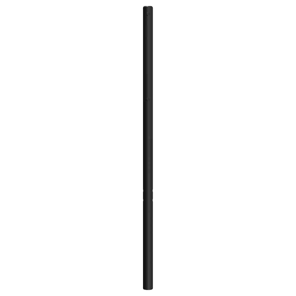 Metal Replace Headboard Black 200 cm