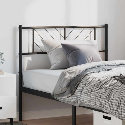 Metal Replace Headboard Black 100 cm