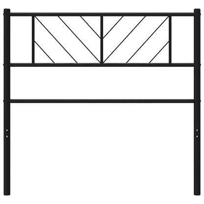 Metal Replace Headboard Black 100 cm