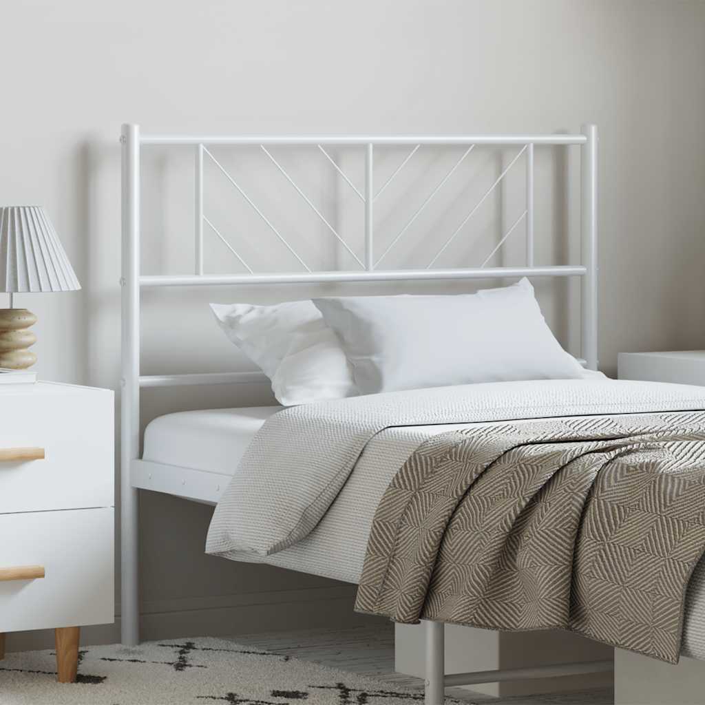 Metal Replace Headboard White 100 cm