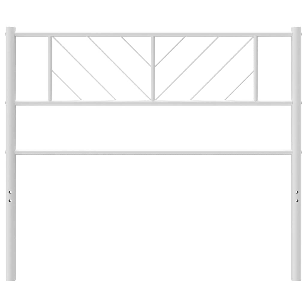 Metal Replace Headboard White 100 cm
