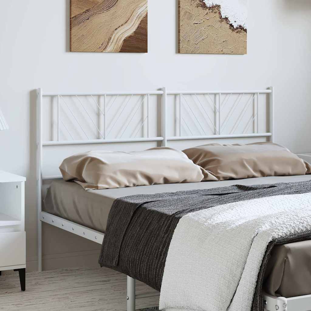 Metal Replace Headboard White 135 cm