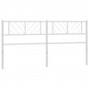 Metal Headboard White 180 cm