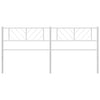 Metal Headboard White 180 cm