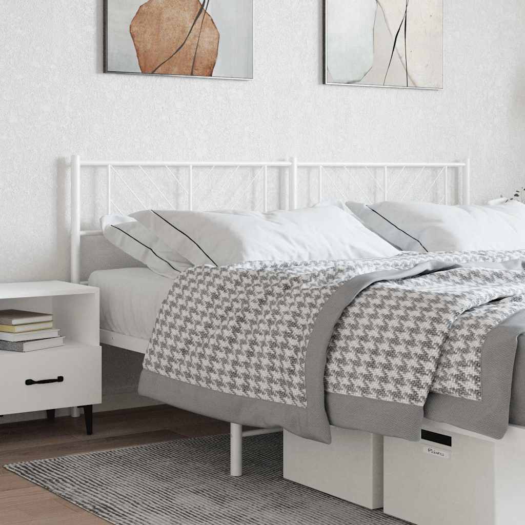 Metal Replace Headboard White 200 cm