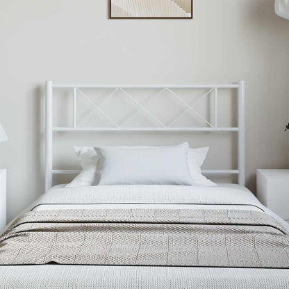 Metal Replace Headboard White 100 cm