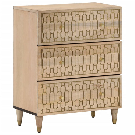 Side Cabinet | Set of 2 | Bleach natural