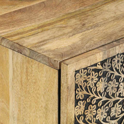 5 Piece Bathroom Furniture Set Solid Wood Mango