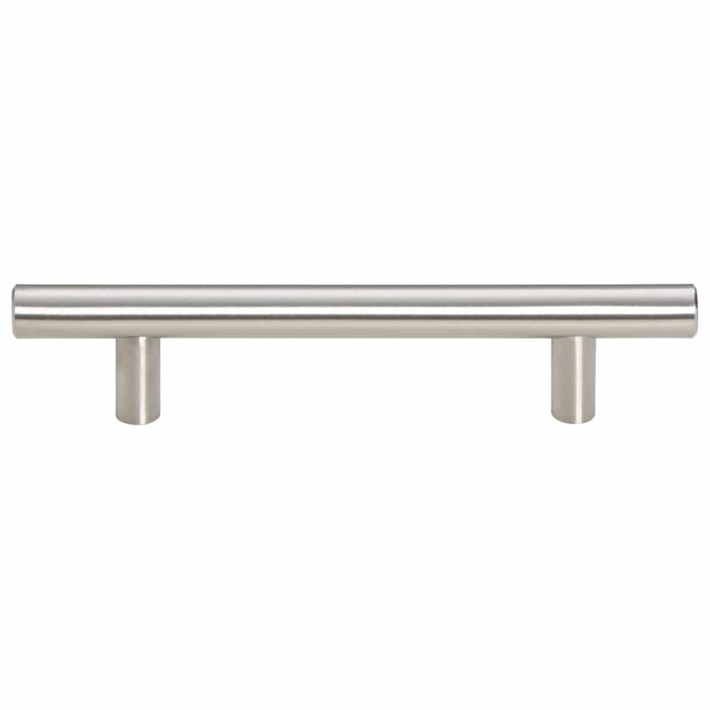 Cabinet Handles 10 pcs Silver 96 mm Stainless Steel
